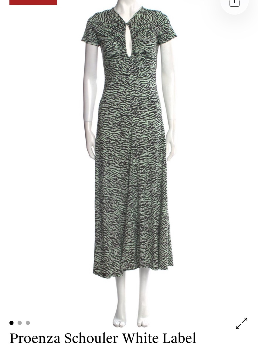 Proenza Schouler white Label key hole dress